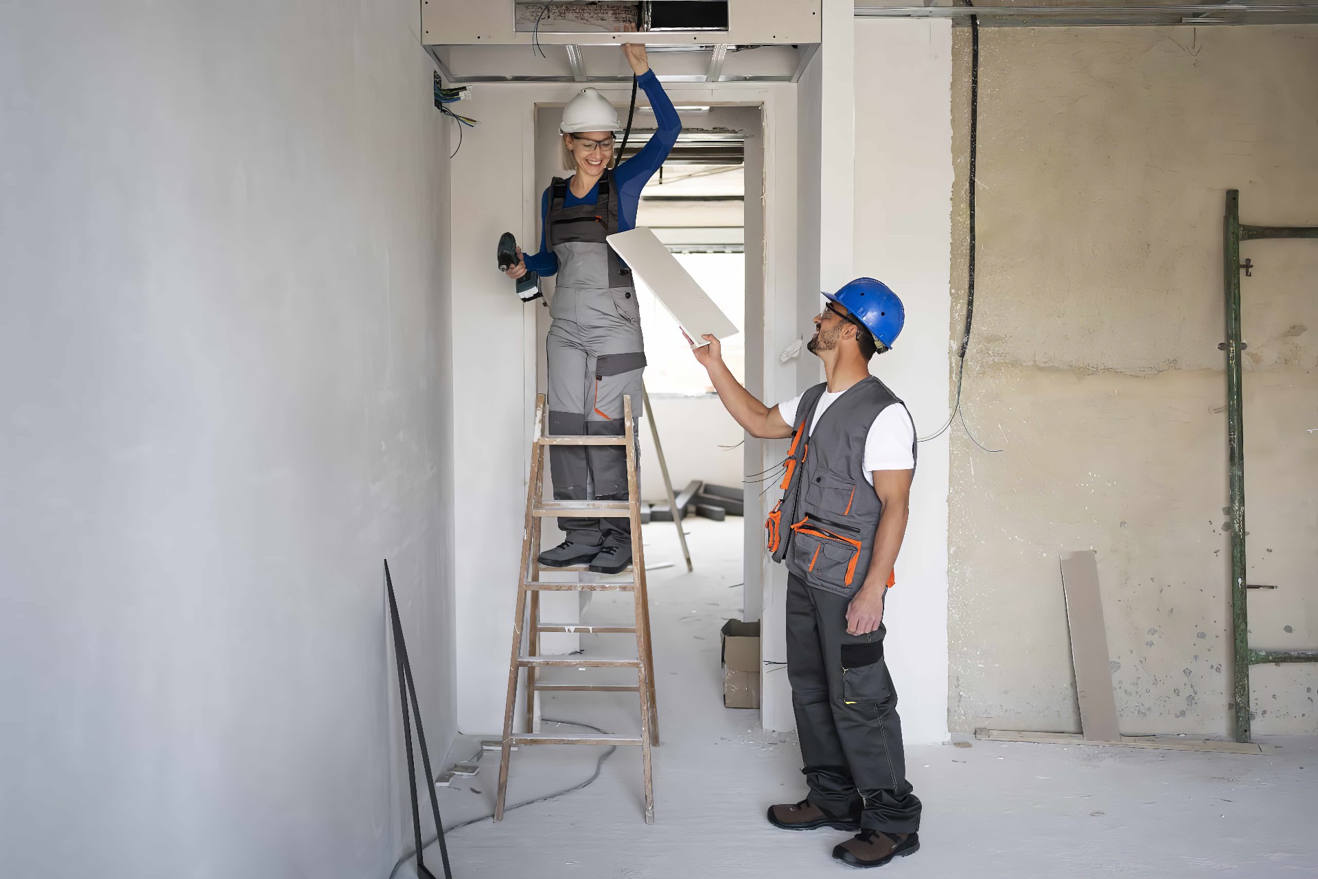 Pre-instalación en obras